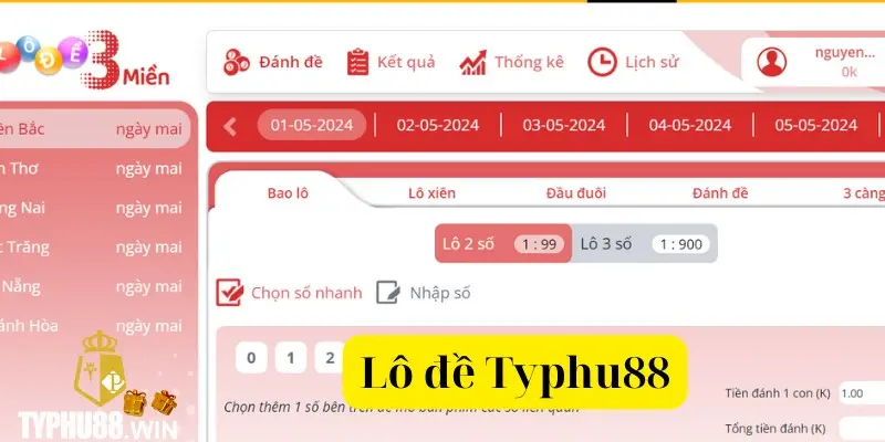 Lô đề Typhu88 là gì? Những điều đề thủ cần biết về sân chơi này 