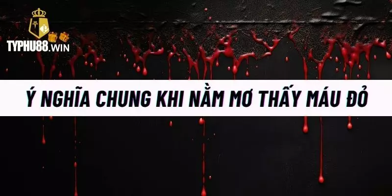 Ngủ mơ thấy máu chung là điềm báo về điều gì?