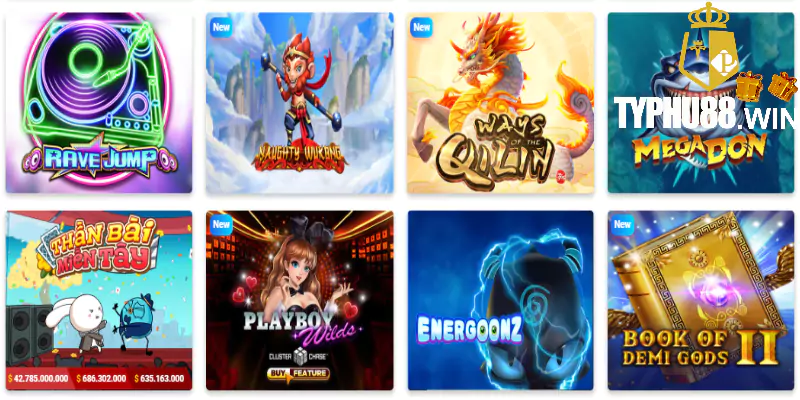 Ưu điểm của sảnh slot game Typhu88