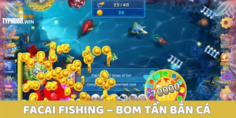 Game Bắn Cá Online Typhu88 – Săn Boss, Nhận Thưởng Lớn 4 Facai Fishing – Bom tấn bắn cá