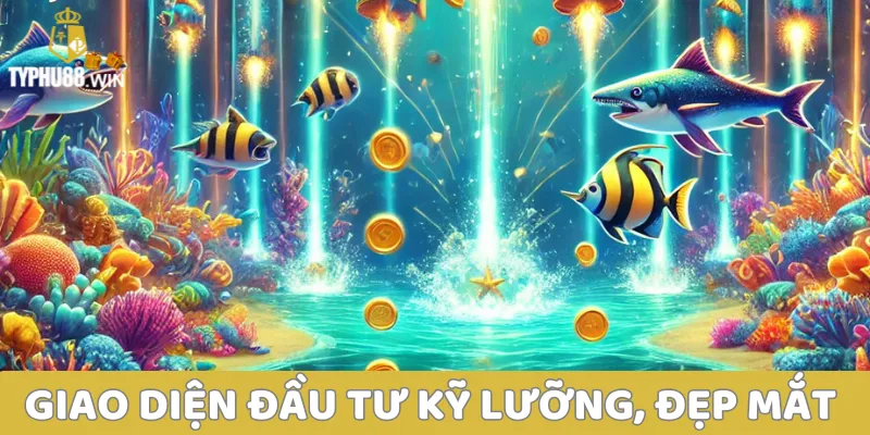 Bắn cá casino - Tựa game săn cá ăn khách nhất hiện nay 2 Giao diện được nhà cái đầu tư kỹ lưỡng, đẹp mắt