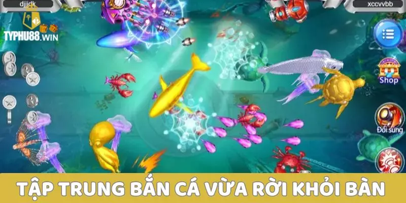 Hướng Dẫn Tải Game Bắn Cá Typhu88 Cực Dễ Cho Game Thủ 7 Tập trung bắn cá vừa rời khỏi bàn